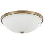 Capital Perkins 14 3/4" Wide Aged Brass Ceiling Light