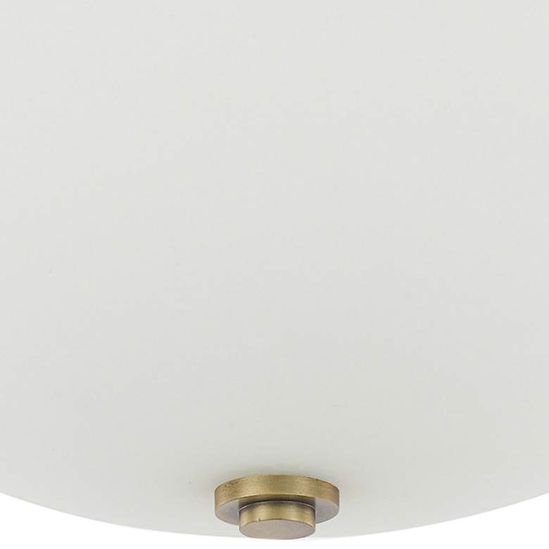 Image 2 Capital Perkins 14 3/4" Wide Aged Brass Ceiling Light more views