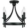 2_Capital Peyton 16" Wide Matte Black 4-Light Ceiling Light