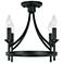 Capital Peyton 16" Wide Matte Black 4-Light Ceiling Light