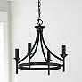 1_Capital Peyton 16" Wide Matte Black 4-Light Ceiling Light