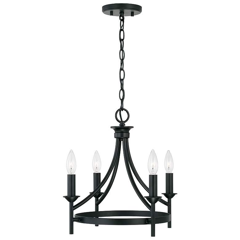 Image 4 Capital Peyton 16" Wide Matte Black 4-Light Ceiling Light more views