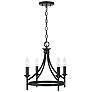 4_Capital Peyton 16" Wide Matte Black 4-Light Ceiling Light more views