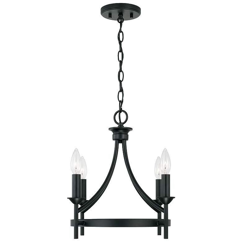 Image 6 Capital Peyton 16" Wide Matte Black 4-Light Ceiling Light more views