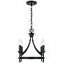 6_Capital Peyton 16" Wide Matte Black 4-Light Ceiling Light more views