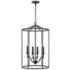 Capital Peyton 18" Wide Matte Black 4-Light Lantern Pendant