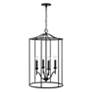 4_Capital Peyton 18" Wide Matte Black 4-Light Lantern Pendant more views