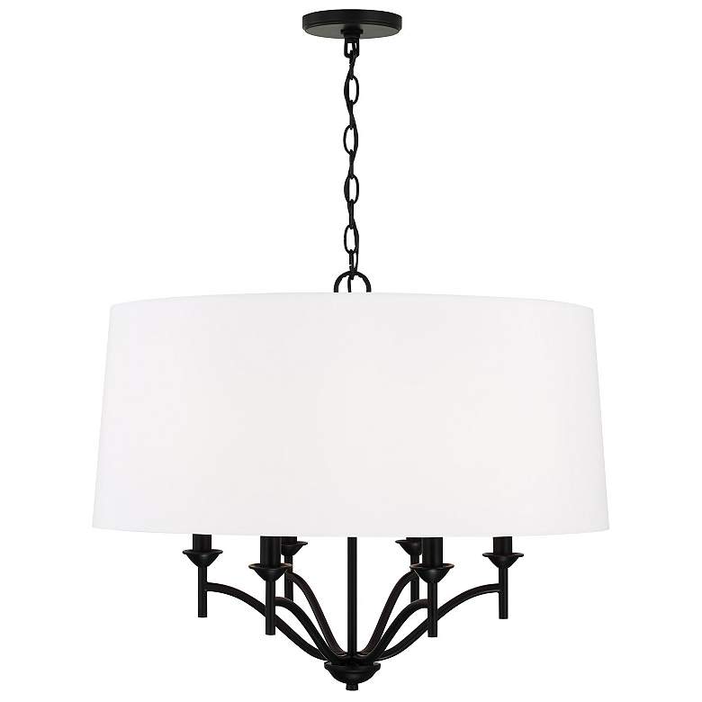 Image 2 Capital Peyton 26" Wide Matte Black Pendant Light