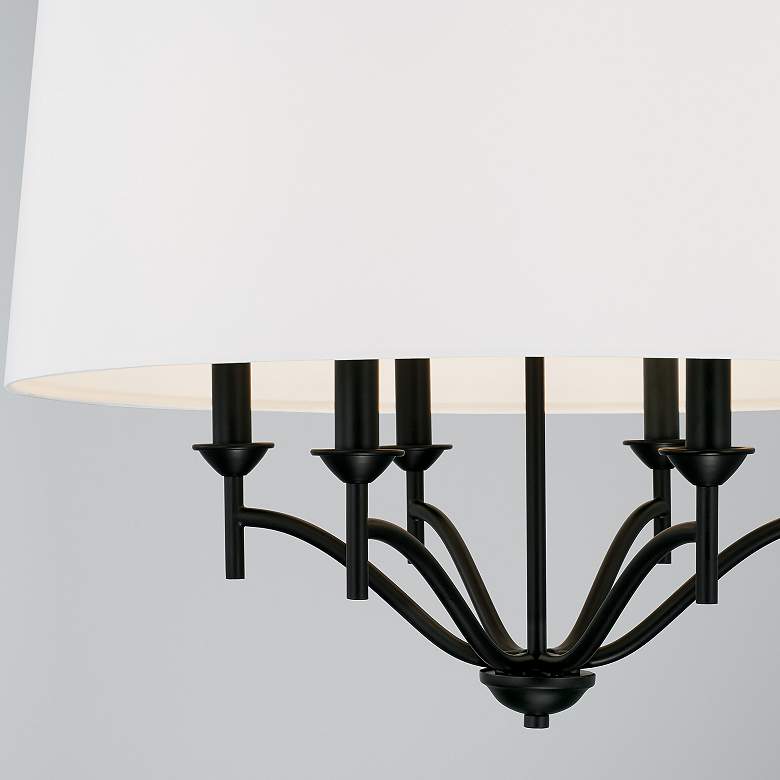 Image 3 Capital Peyton 26" Wide Matte Black Pendant Light more views