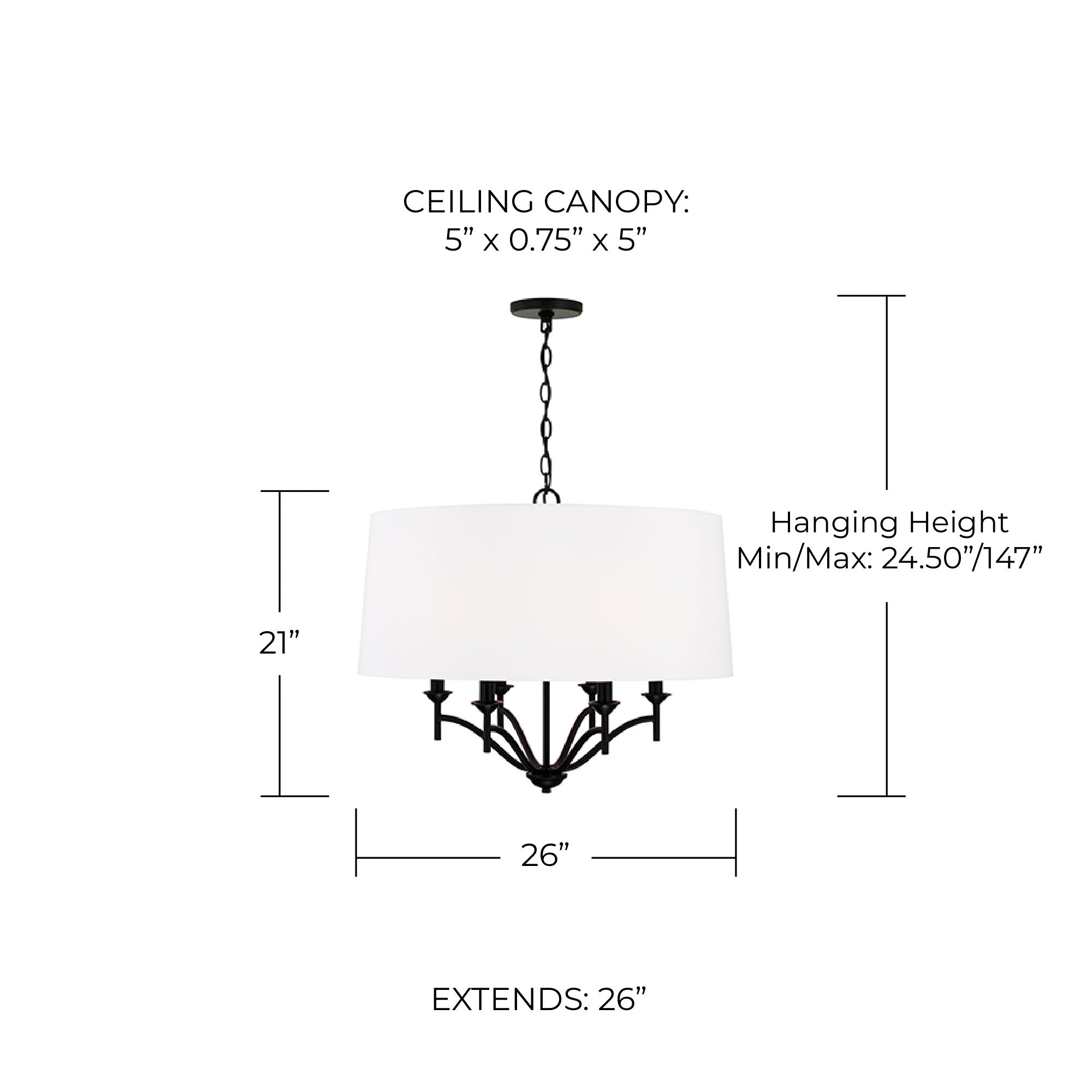 Image 5 Capital Peyton 26" Wide Matte Black Pendant Light more views