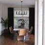 6_Capital Portman 34" Wide Matte Black 9-Light Chandelier more views