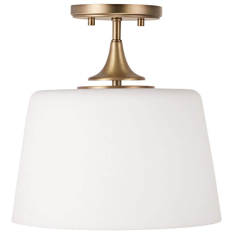 Image 2 Capital Presley 11 3/4" Wide Aged Brass Ceiling Light