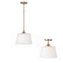 3_Capital Presley 11 3/4" Wide Aged Brass Ceiling Light more views