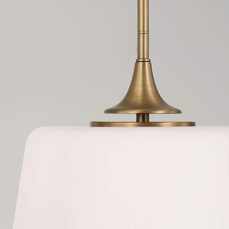Image 4 Capital Presley 11 3/4" Wide Aged Brass Ceiling Light more views
