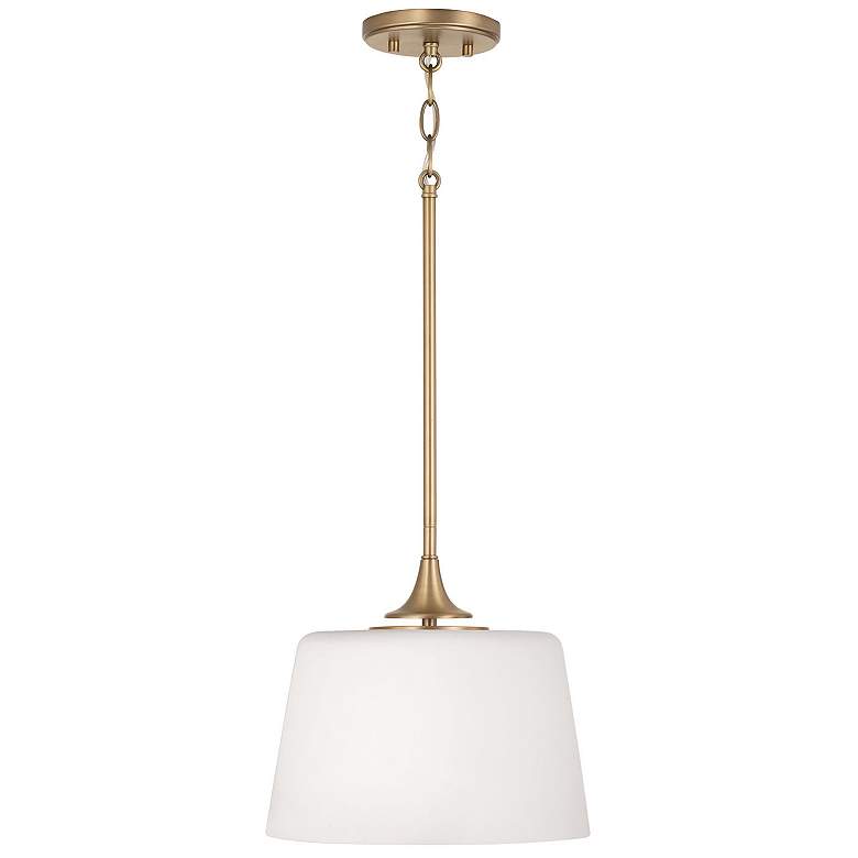 Image 6 Capital Presley 11 3/4" Wide Aged Brass Ceiling Light more views