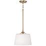 6_Capital Presley 11 3/4" Wide Aged Brass Ceiling Light more views