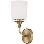 2_Capital Presley 13 3/4" High Aged Brass Wall Sconce