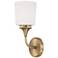 Capital Presley 13 3/4" High Aged Brass Wall Sconce
