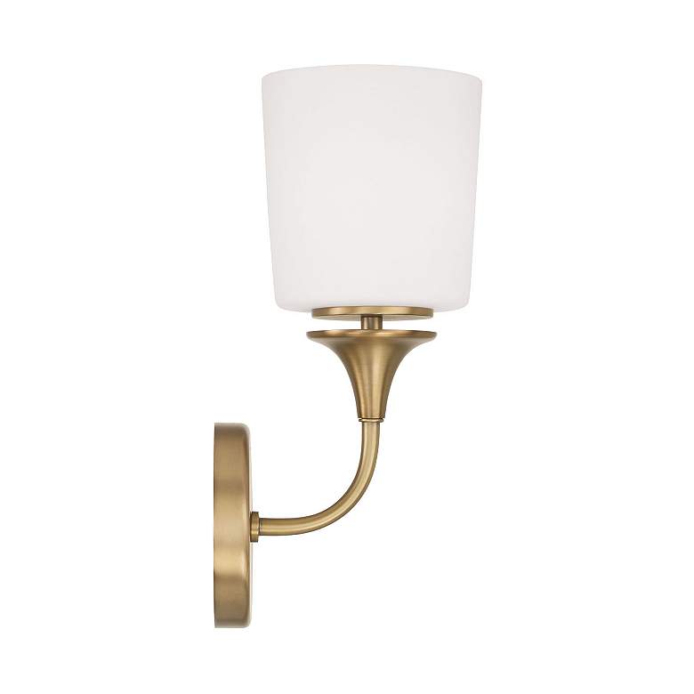 Image 4 Capital Presley 13 3/4" High Aged Brass Wall Sconce more views