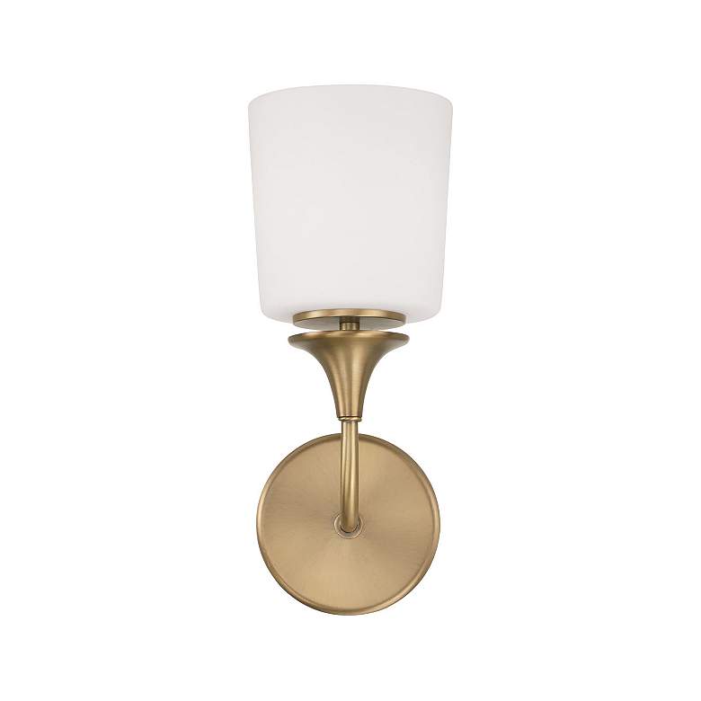 Image 5 Capital Presley 13 3/4" High Aged Brass Wall Sconce more views