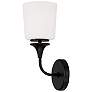 2_Capital Presley 13 3/4" High Matte Black Wall Sconce