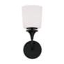 5_Capital Presley 13 3/4" High Matte Black Wall Sconce more views