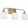 2_Capital Presley 26 1/4" Wide Aged Brass 3-Light Bath Light