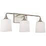 2_Capital Presley 26 1/4"W Brushed Nickel 3-Light Bath Light