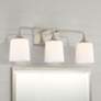 1_Capital Presley 26 1/4"W Brushed Nickel 3-Light Bath Light