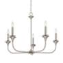 Thumbnail2 of Capital Presley 31" Wide Brushed Nickel 5-Light Chandelier more views