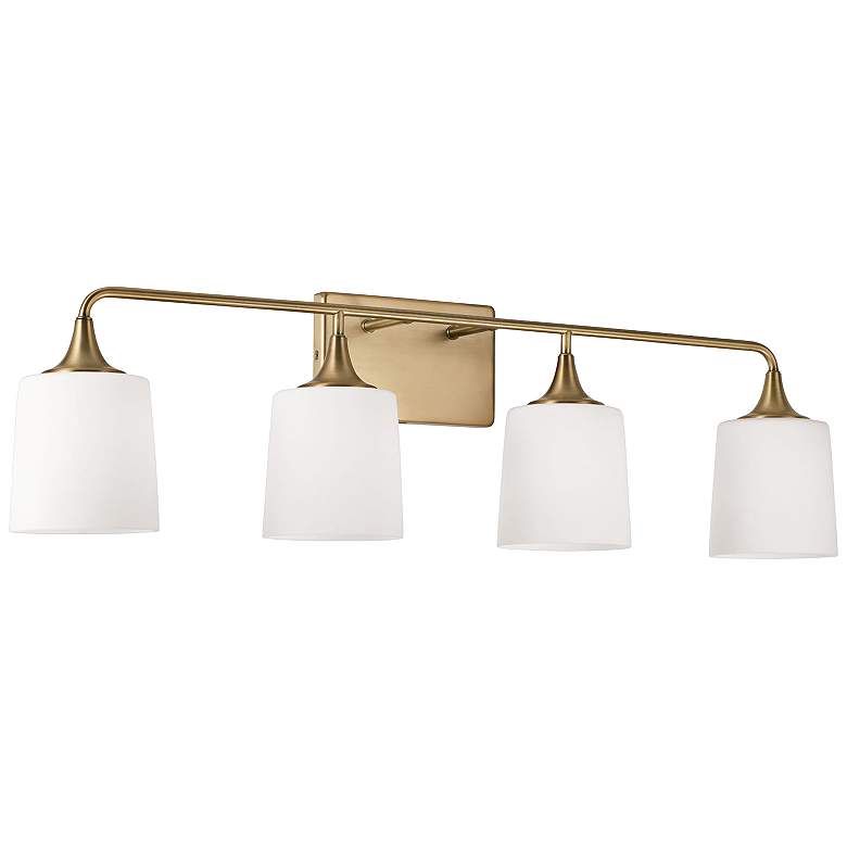Image 2 Capital Presley 36 3/4" Wide Aged Brass 4-Light Bath Light