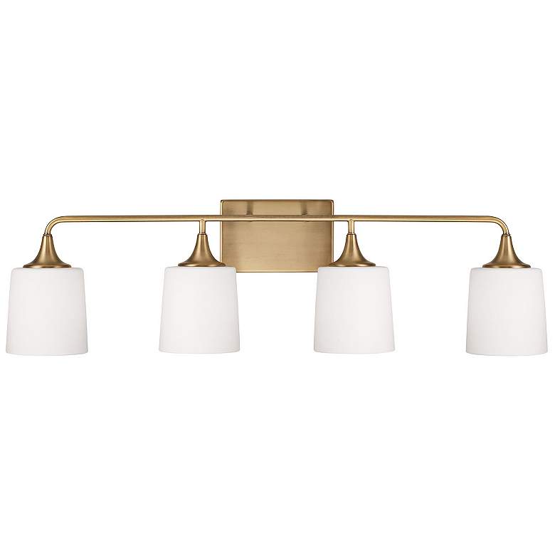 Image 4 Capital Presley 36 3/4" Wide Aged Brass 4-Light Bath Light more views