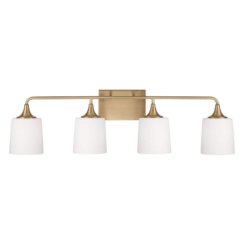 Image 5 Capital Presley 36 3/4" Wide Aged Brass 4-Light Bath Light more views