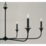 3_Capital Presley 49" Wide Matte Black 6-Light Chandelier more views