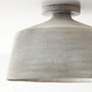 3_Capital Quarry 14" Wide Stucco Ceiling Light more views