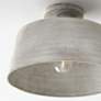 4_Capital Quarry 14" Wide Stucco Ceiling Light more views