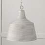 3_Capital Quarry 15 1/2" Wide Stucco Pendant Light more views