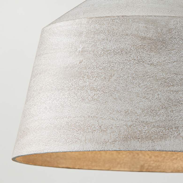 Image 4 Capital Quarry 15 1/2" Wide Stucco Pendant Light more views