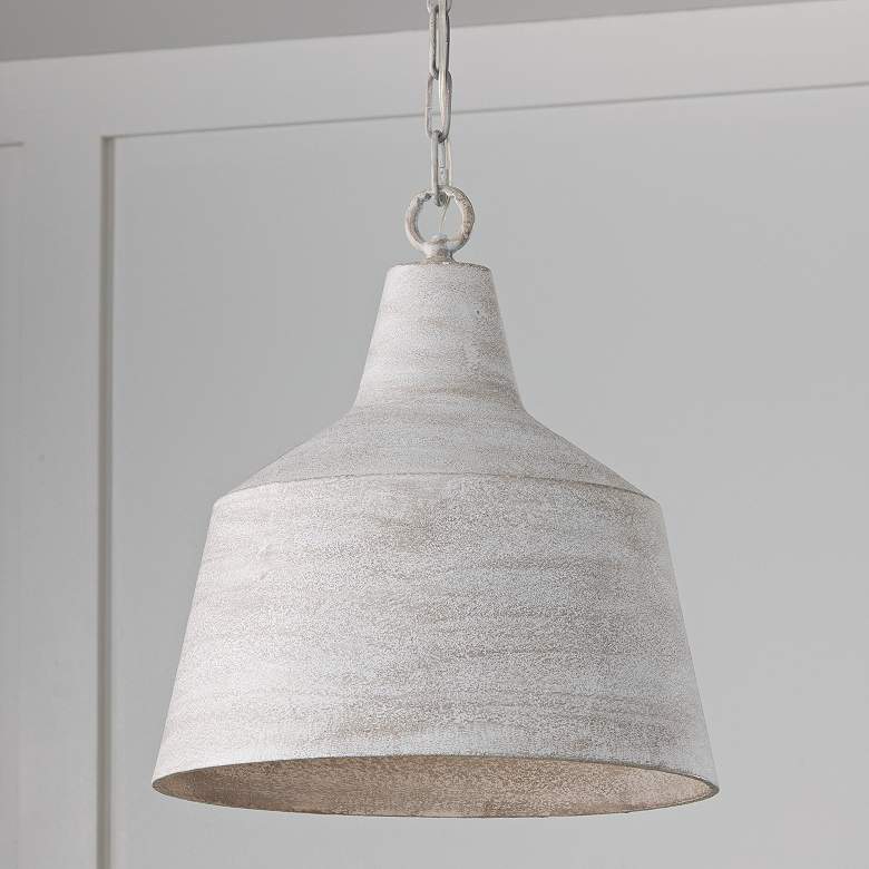 Image 5 Capital Quarry 15 1/2" Wide Stucco Pendant Light more views
