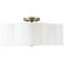 Capital Quinn 18" Wide Brushed Gold Ceiling Light