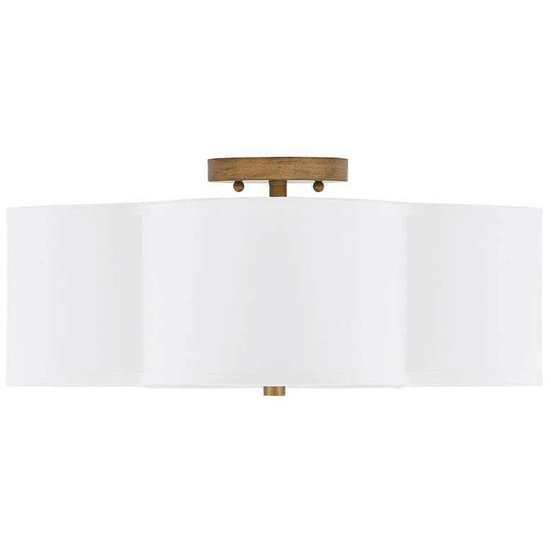 Image 5 Capital Quinn 18" Wide Brushed Gold Ceiling Light more views