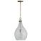 Capital Rabun 12" Wide Brushed Nickel Mini Pendant