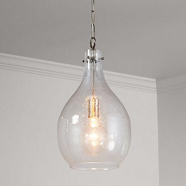 Capital Rabun 12" Wide Brushed Pewter Teardrop Mini Pendant