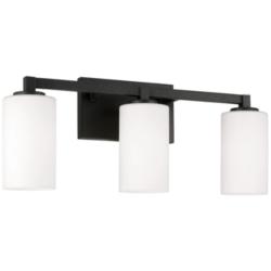 Capital Ravenwood 23" Wide Black Iron 3-Light Bath Light