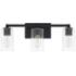Capital Ravenwood 23"W Black Iron 3-Light Vanity Bath Light