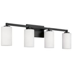 Capital Ravenwood 32 3/4" Wide Black Iron 4-Light Bath Light