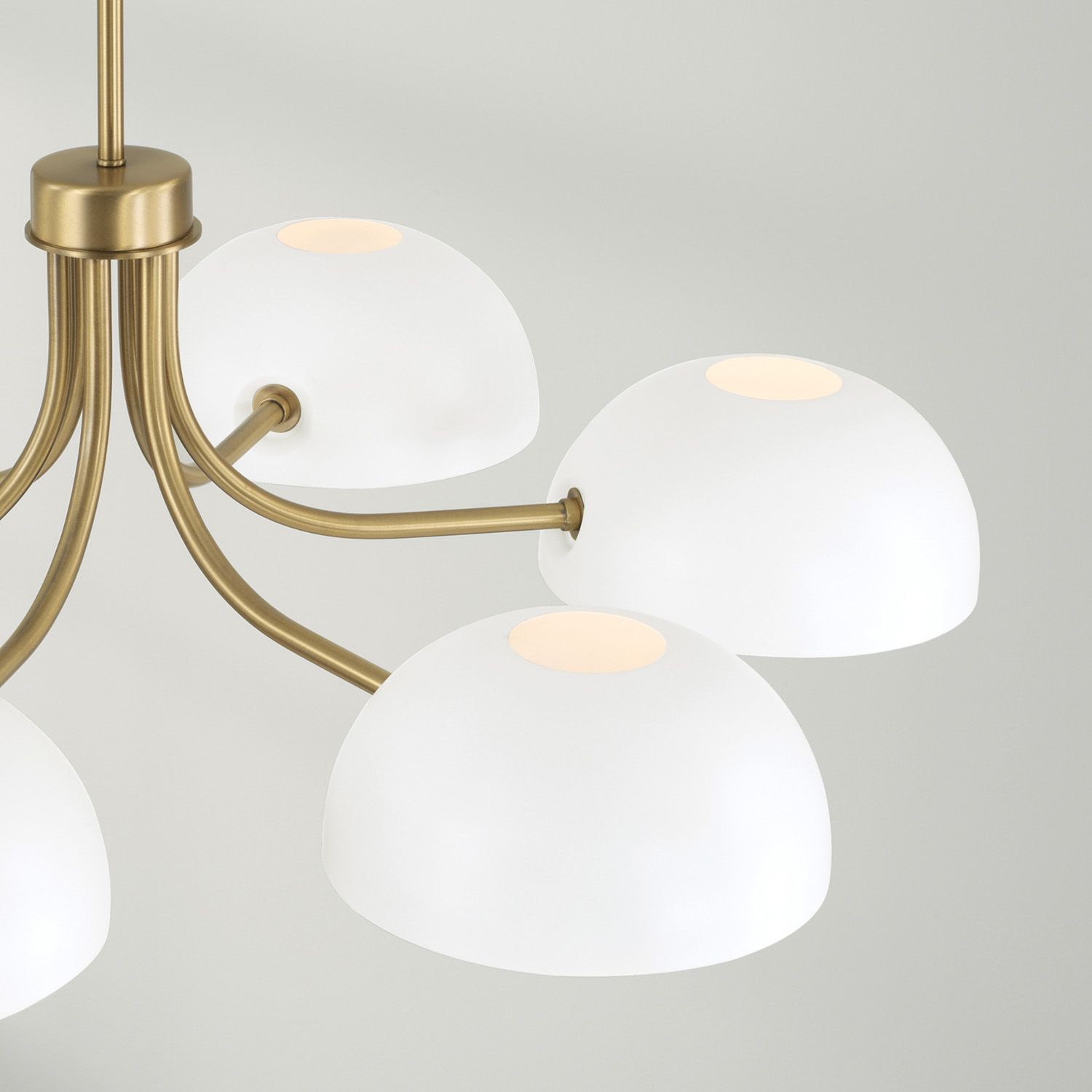 Capital Reece 34" Wide Aged Brass 6-Light Classic Chandelier