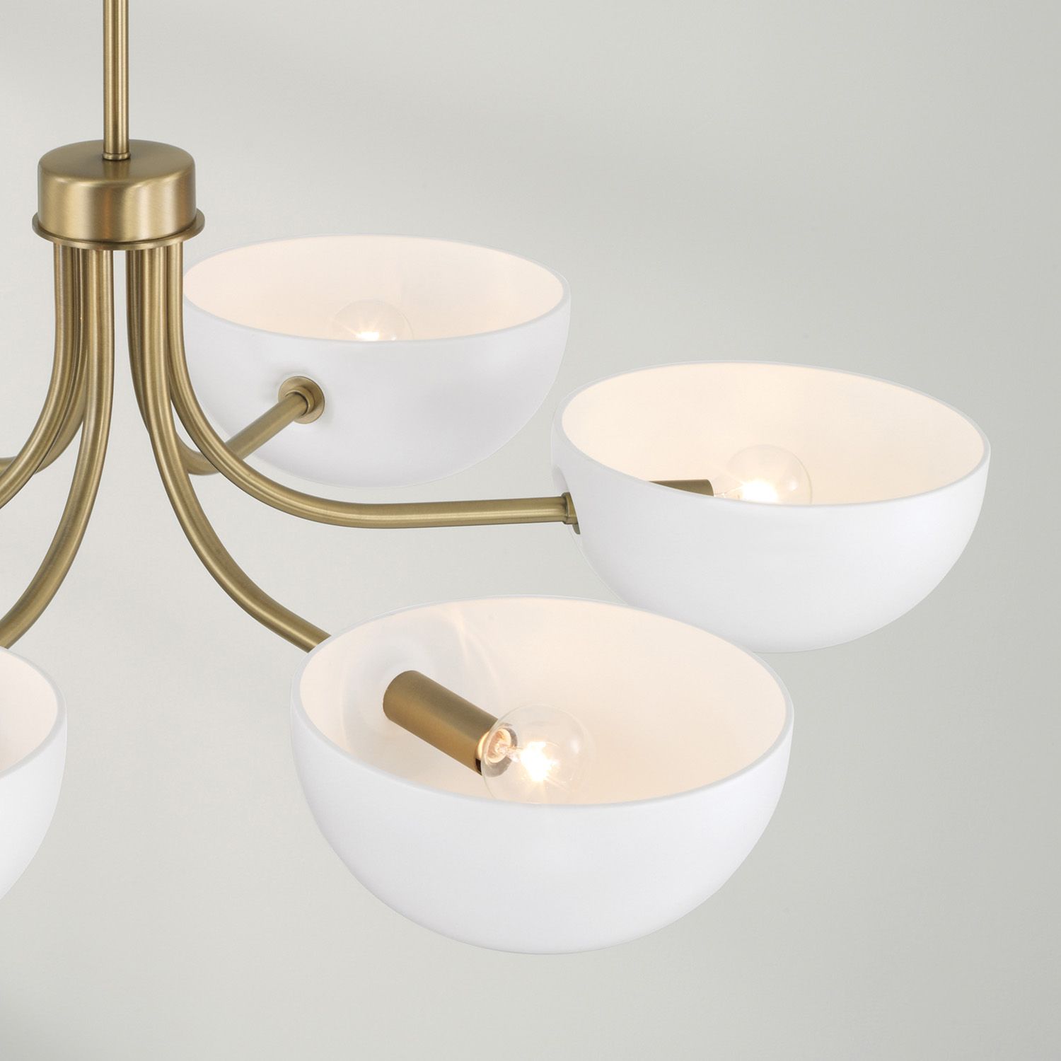 Capital Reece 34" Wide Aged Brass 6-Light Classic Chandelier