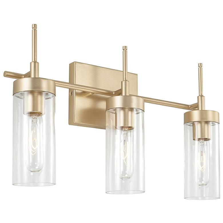 Image 2 Capital Riley 19" Wide Soft Gold 3-Light Vanity Bath Light