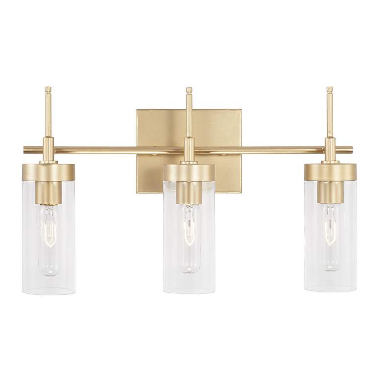 Image 5 Capital Riley 19" Wide Soft Gold 3-Light Vanity Bath Light more views